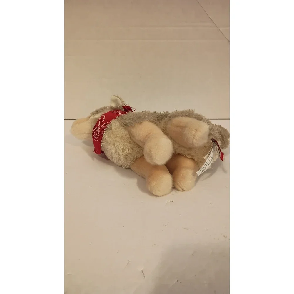 Douglas Cuddle Toys Husky Plush Stuffed Animal Dog with Red Bandana Grey Cream